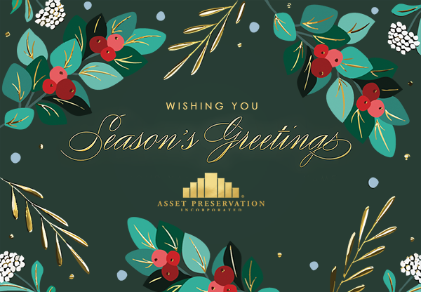 Season's greeting from Asset Preservation, Inc.