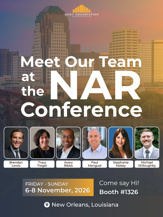 Meet Our Team at the NAR Conference — Asset Preservation, Inc.